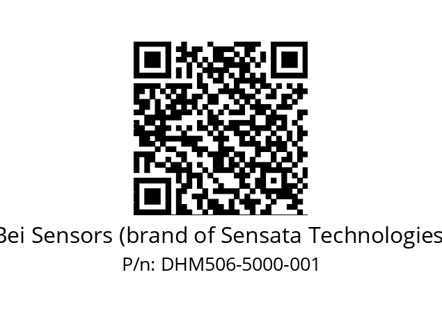  DHM5_06//RP59//05000//G6R// Bei Sensors (brand of Sensata Technologies) DHM506-5000-001