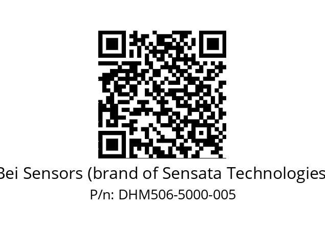  DHM5_06//RP59//05000//G3R020// Bei Sensors (brand of Sensata Technologies) DHM506-5000-005