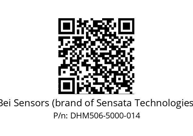  DHM5_06//RG29//05000//G6R// Bei Sensors (brand of Sensata Technologies) DHM506-5000-014