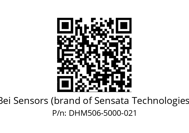  DHM5_06//RP29//05000//G6R// Bei Sensors (brand of Sensata Technologies) DHM506-5000-021