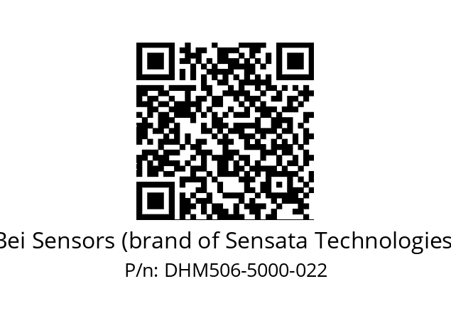  DHM5_06//RG29//05000//G8R//--03-- Bei Sensors (brand of Sensata Technologies) DHM506-5000-022