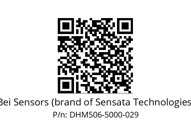  DHM5_06//RG55//05000//G3R050// Bei Sensors (brand of Sensata Technologies) DHM506-5000-029