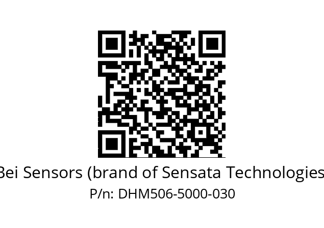  DHM5_06//2P29//05000//G3A020// Bei Sensors (brand of Sensata Technologies) DHM506-5000-030