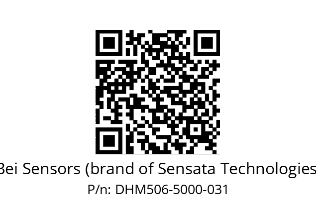  DHM5_06//2G29//05000//G3R050// Bei Sensors (brand of Sensata Technologies) DHM506-5000-031