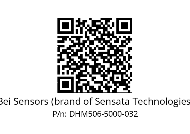  DHM5_06//2G29//05000//G6R//--03-- Bei Sensors (brand of Sensata Technologies) DHM506-5000-032