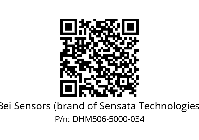  DHM5_06//2G29//05000//G8R//--03-- Bei Sensors (brand of Sensata Technologies) DHM506-5000-034