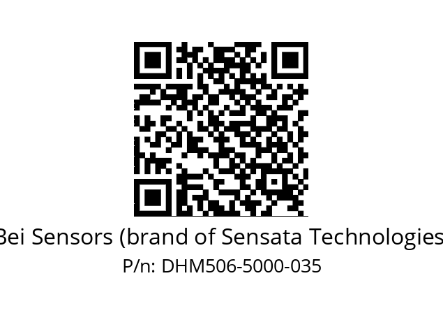  DHM5_06//RG57//05000//G3R020// Bei Sensors (brand of Sensata Technologies) DHM506-5000-035