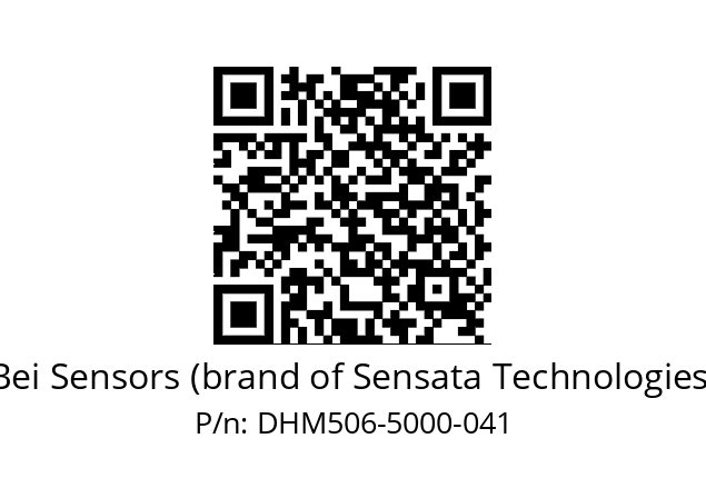  DHM5_06//2G29//05000//GPA010//--03-- Bei Sensors (brand of Sensata Technologies) DHM506-5000-041