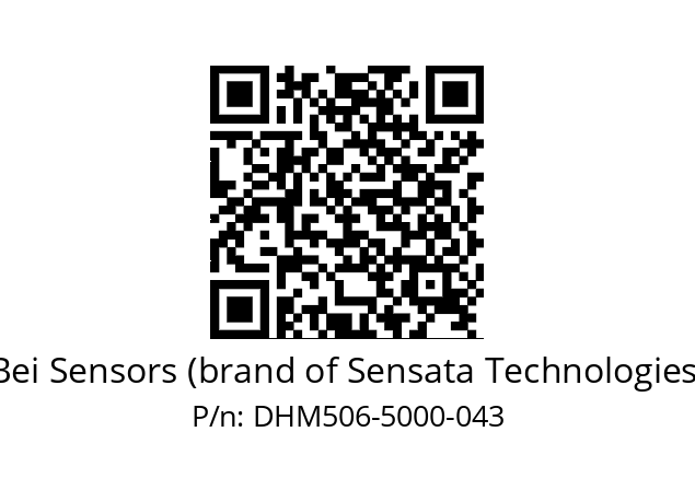  DHM5_06//2G28//05000//GPR010//--03-- Bei Sensors (brand of Sensata Technologies) DHM506-5000-043