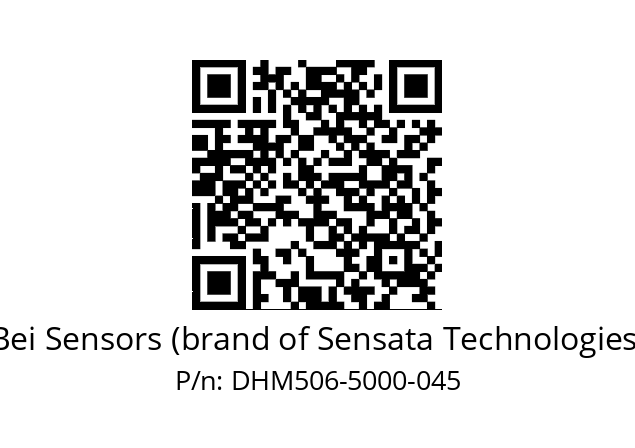  DHM5_06//RG57//05000//G3R050// Bei Sensors (brand of Sensata Technologies) DHM506-5000-045