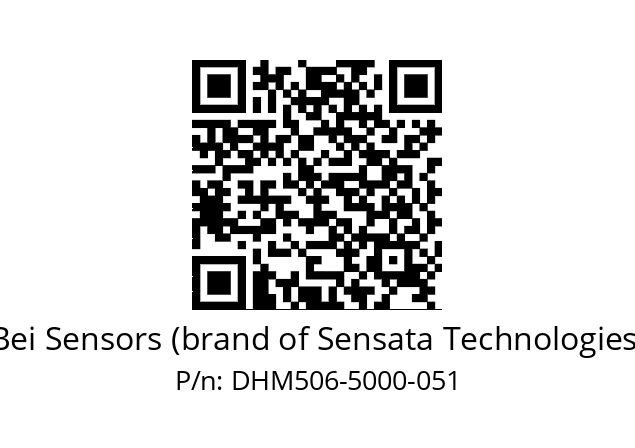  DHM5_06//RG57//05000//G6R// Bei Sensors (brand of Sensata Technologies) DHM506-5000-051