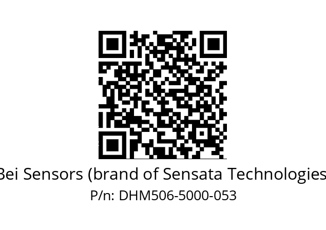  DHM5_06//2G27//05000//G3R020// Bei Sensors (brand of Sensata Technologies) DHM506-5000-053