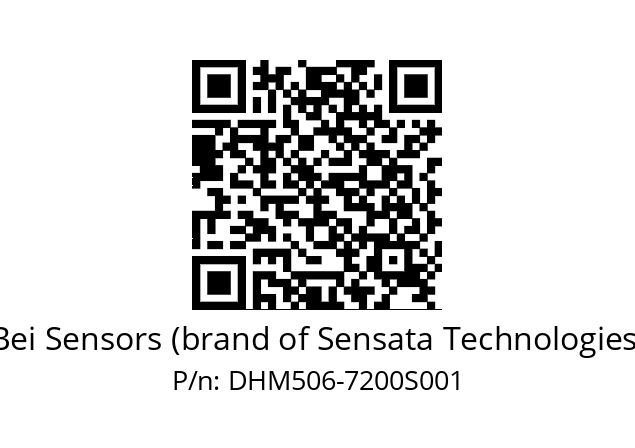  DHM5S06//RG2N/S4/07200//G3R020// Bei Sensors (brand of Sensata Technologies) DHM506-7200S001