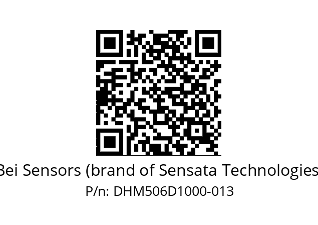  DHM5_06//2G29//10000//G3A020//--03-- Bei Sensors (brand of Sensata Technologies) DHM506D1000-013