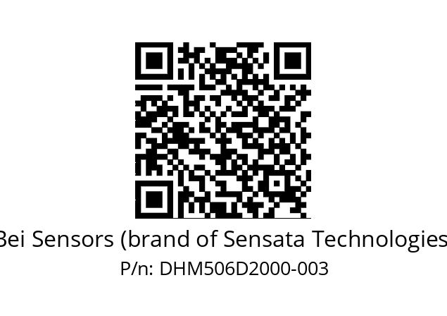  DHM5_06//RG59//20000//G3R020//--03-- Bei Sensors (brand of Sensata Technologies) DHM506D2000-003