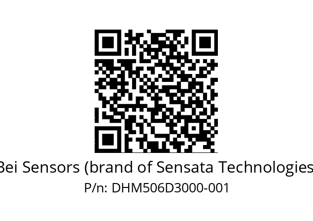  DHM5_06//2G29//30000//G3R020//--05-- Bei Sensors (brand of Sensata Technologies) DHM506D3000-001