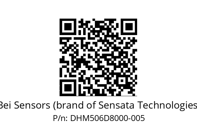  DHM5_06//2G29//80000//G3R020// Bei Sensors (brand of Sensata Technologies) DHM506D8000-005