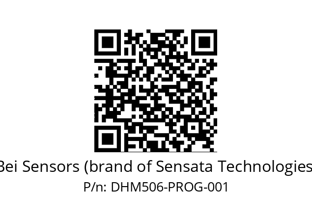  DHM5_06//RGYX//EPROG//BFR// Bei Sensors (brand of Sensata Technologies) DHM506-PROG-001