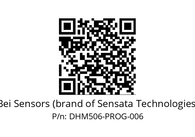  DHM5_06//RGZX//EPROG//I6A// Bei Sensors (brand of Sensata Technologies) DHM506-PROG-006