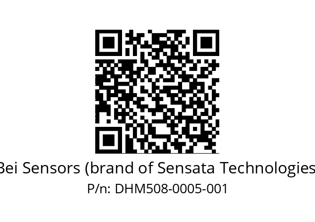  DHM5_08//RG59//00005//G6R// Bei Sensors (brand of Sensata Technologies) DHM508-0005-001