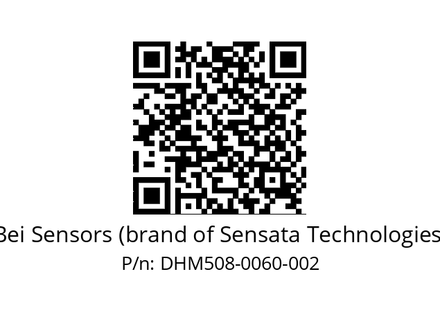  DHM5_08//RG59//00060//G3R020// Bei Sensors (brand of Sensata Technologies) DHM508-0060-002