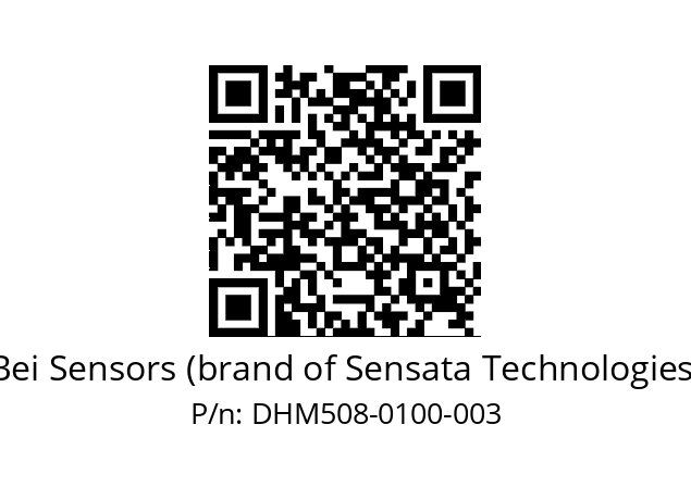  DHM5_08//RG57//00100//G3R020// Bei Sensors (brand of Sensata Technologies) DHM508-0100-003