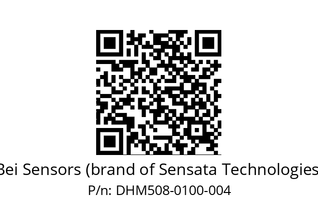  DHM5_08//RG52//00100//G2R// Bei Sensors (brand of Sensata Technologies) DHM508-0100-004