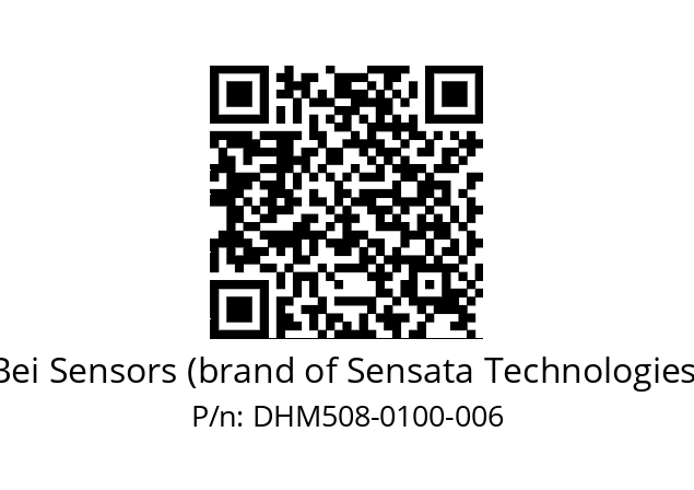  DHM5_08//2G29//00100//G3A020// Bei Sensors (brand of Sensata Technologies) DHM508-0100-006