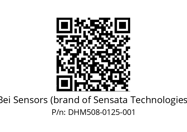  DHM5_08//RG59//00125//G6R// Bei Sensors (brand of Sensata Technologies) DHM508-0125-001