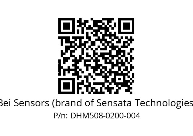  DHM5_08//RG59//00200//G6R// Bei Sensors (brand of Sensata Technologies) DHM508-0200-004