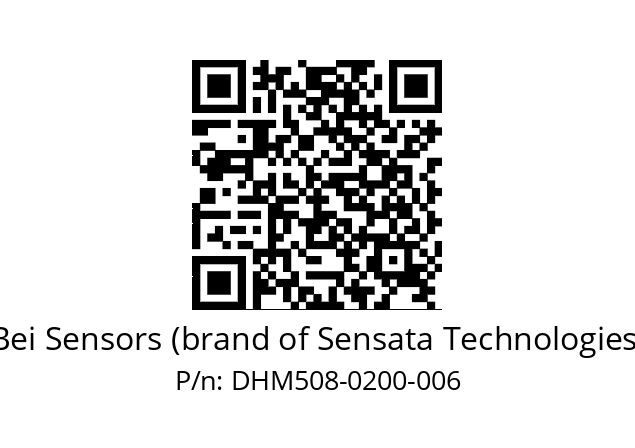  DHM5_08//RG51//00200//G3R050//--05-- Bei Sensors (brand of Sensata Technologies) DHM508-0200-006