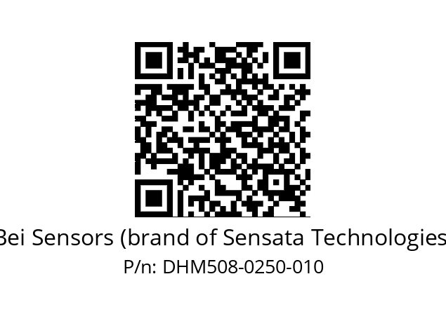  DHM5_08//5GT9//00250//G6R// Bei Sensors (brand of Sensata Technologies) DHM508-0250-010