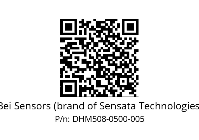  DHM5_08//RG57//00500//G6R// Bei Sensors (brand of Sensata Technologies) DHM508-0500-005