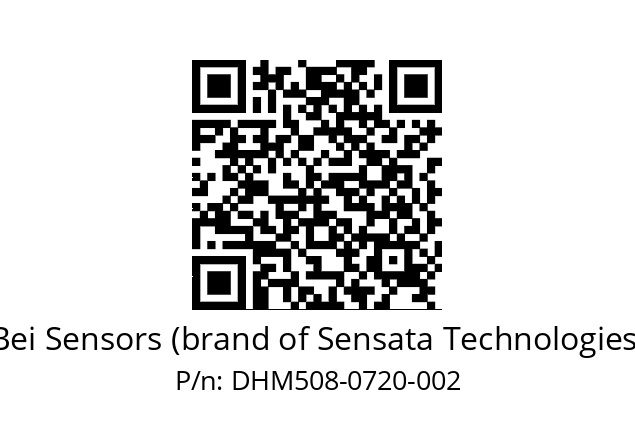  DHM5_08//RG59//00720//G6R// Bei Sensors (brand of Sensata Technologies) DHM508-0720-002