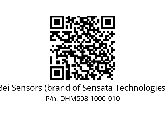  DHM5_08//5GT4//01000//G6R//--05-- Bei Sensors (brand of Sensata Technologies) DHM508-1000-010