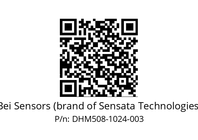  DHM5_08//2G29//01024//G6R// Bei Sensors (brand of Sensata Technologies) DHM508-1024-003