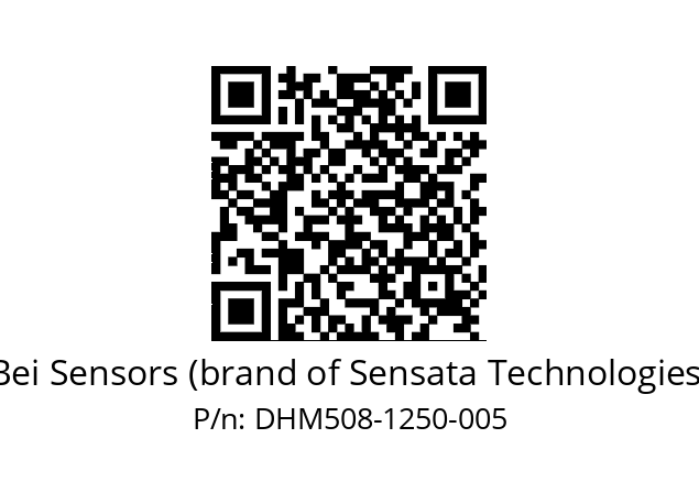  DHM5_08//RG59//01250//GHR// Bei Sensors (brand of Sensata Technologies) DHM508-1250-005