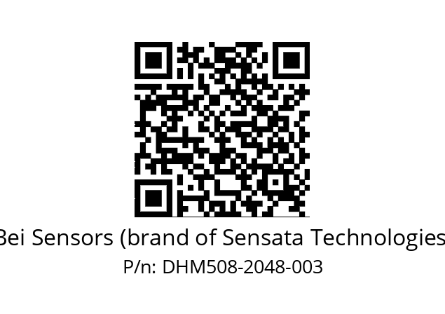  DHM5_08//5GT9//02048//G6R// Bei Sensors (brand of Sensata Technologies) DHM508-2048-003