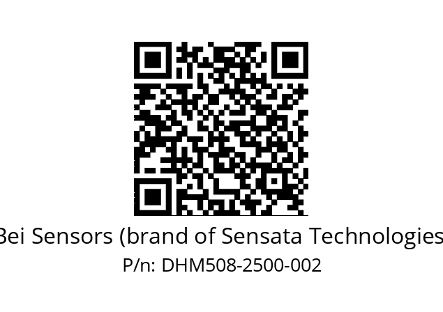  DHM5_08//RG59//02500//G6R// Bei Sensors (brand of Sensata Technologies) DHM508-2500-002