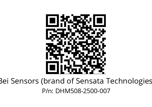  DHM5_08//RG59//02500//GPR020// Bei Sensors (brand of Sensata Technologies) DHM508-2500-007