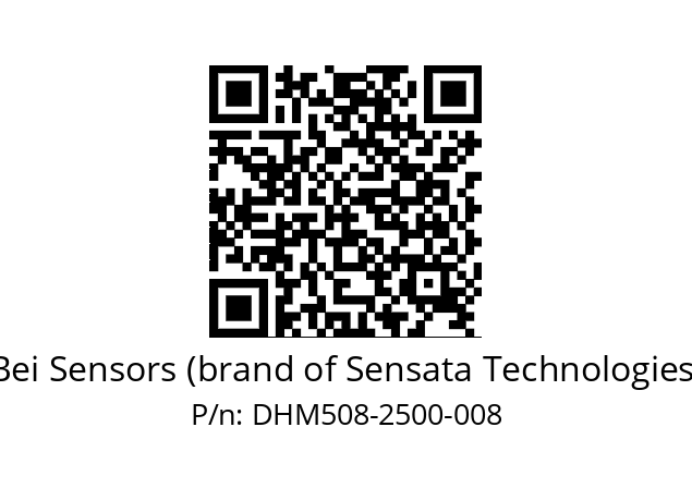  DHM5_08//2G29//02500//G3R020// Bei Sensors (brand of Sensata Technologies) DHM508-2500-008