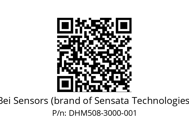  DHM5_08//2G2V//03000//G4R//--05-- Bei Sensors (brand of Sensata Technologies) DHM508-3000-001