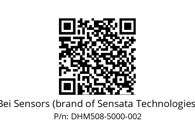  DHM5_08//2G27//05000//GHR// Bei Sensors (brand of Sensata Technologies) DHM508-5000-002