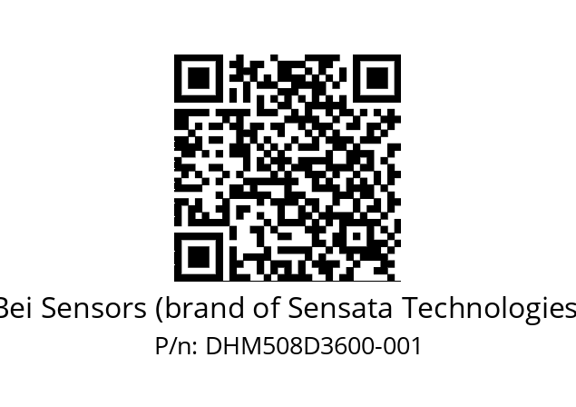  DHM5_08//RG59//36000//G3R020// Bei Sensors (brand of Sensata Technologies) DHM508D3600-001