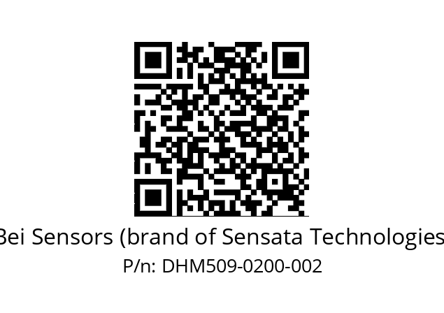  DHM5_09//RG57//00200//G6R// Bei Sensors (brand of Sensata Technologies) DHM509-0200-002