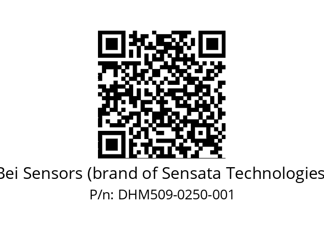  DHM5_09//RG59//00250//G3R020// Bei Sensors (brand of Sensata Technologies) DHM509-0250-001