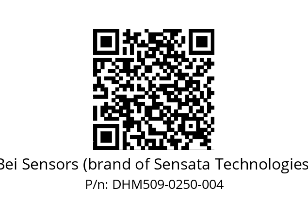  DHM5_09//RP2U//00250//G4R// Bei Sensors (brand of Sensata Technologies) DHM509-0250-004