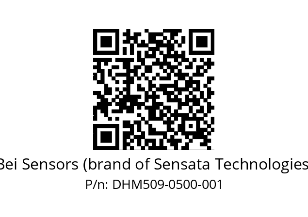  DHM5_09//2G29//00500//G6R// Bei Sensors (brand of Sensata Technologies) DHM509-0500-001