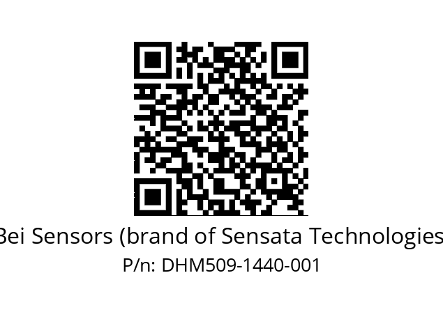  DHM5_09//RG5A//01440//G6A// Bei Sensors (brand of Sensata Technologies) DHM509-1440-001