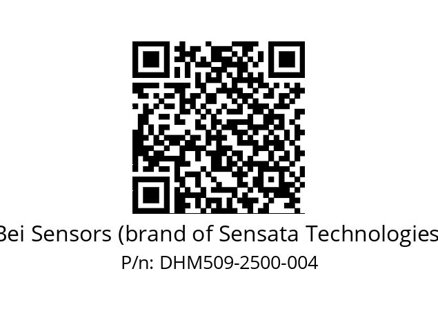  DHM5_09//RG59//02500//G6R// Bei Sensors (brand of Sensata Technologies) DHM509-2500-004